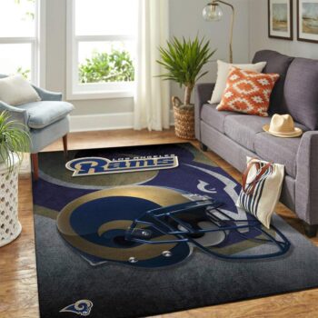 Los Angeles Rams Nfl Area Rugs Team Helmet Living Room Carpet Sports Rug Regtangle Carpet Floor Decor Home Decor 0