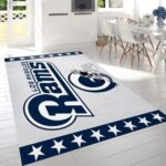 Los Angeles Rams White Nfl Team Logo Rug Living Room Rug Us Gift Decor 0