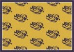 Lsu Tigers Area Rug Football Living Room Carpet Home Rug Regtangle Carpet Floor Decor Home Decor V11255 0