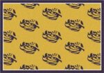 Lsu Tigers Area Rug Football Team Logo Carpet Living Room Rugs Rug Regtangle Carpet Floor Decor Home Decor V6676 0