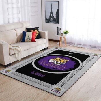 Lsu Tigers Area Rugs Ncaa Football Basketball Living Room Carpet Team Logo Floor Home Decor 20030338 Rug Regtangle Carpet Floor Decor Home Decor 0