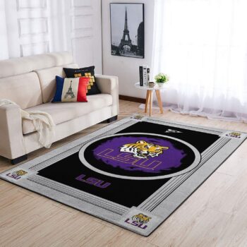 Lsu Tigers Ncaa Area Rugs Living Room Carpet Team Logo Home Rug Regtangle Carpet Floor Decor Home Decor 0