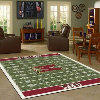 Maryland Terrapins Home Field Area Rug Football Team Logo Carpet Living Room Rugs Rug Regtangle Carpet Floor Decor Home Decor 0