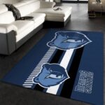 Memphis Grizzlies Nba Team Logo Rug Room Carpet Custom Area Floor Home 0