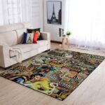 Miami Dolphins Area Rug Living Room Rug Home Decor Football Area Rug Living Room Rug Home Decor Floor 0