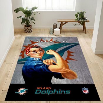 Miami Dolphins Nfl 20 Area Rug Living Room And Bed Room Rug Rug Regtangle Carpet Floor Decor Home Decor 0
