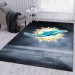 Miami Dolphins Nfl 21 Area Rug Living Room And Bed Room Rug Rug Regtangle Carpet Floor Decor Home Decor 0