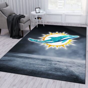 Miami Dolphins Nfl 21 Area Rug Living Room And Bed Room Rug Rug Regtangle Carpet Floor Decor Home Decor 0