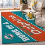 Miami Dolphins Nfl 38 Area Rug Living Room And Bed Room Rug Rug Regtangle Carpet Floor Decor Home Decor 0