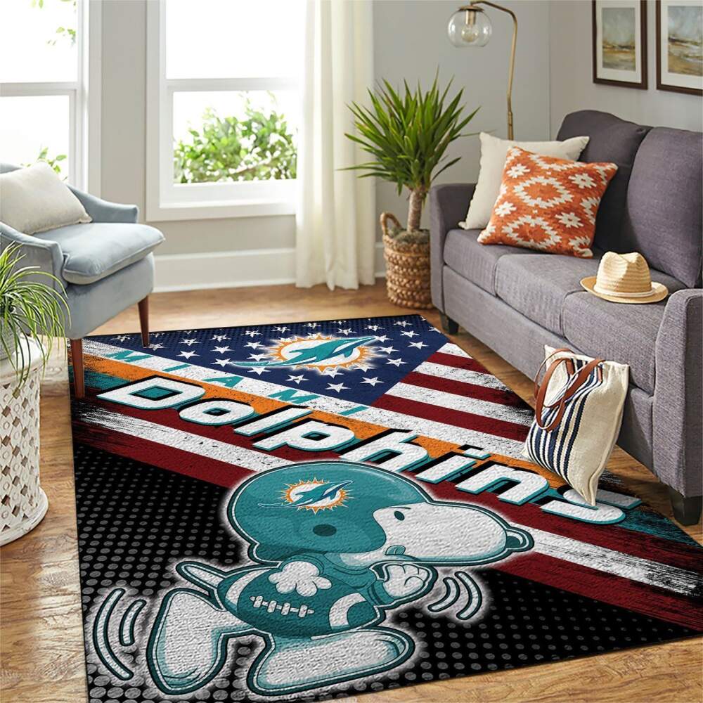 Miami Dolphins Nfl Area Rugs American Flag Snoopy Living Room Carpet Team Logo Sports Rug Regtangle Carpet Floor Decor Home Decor 0 Miami Dolphins Nfl Area Rugs American Flag Snoopy Living Room Carpet Team Logo Sports Rug Regtangle Carpet Floor Decor Home Decor 0
