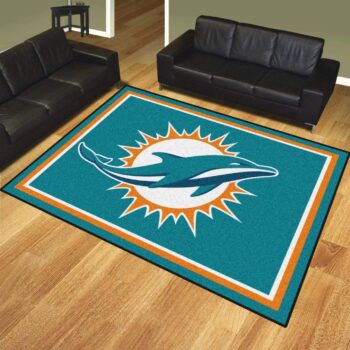 Miami Dolphins Rug Football Rug Rug Regtangle Carpet Floor Decor Home Decor 0