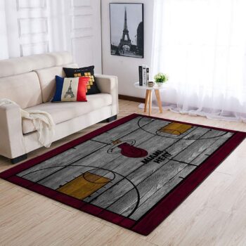 Miami Heat Area Rug Nba Basketball Team Logo Carpet Living Room Rugs Rug Regtangle Carpet Floor Decor Home Decor V1790 0