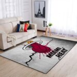 Miami Heat Area Rug Nba Basketball Team Logo Carpet Living Room Rugs Rug Regtangle Carpet Floor Decor Home Decor V1795 0
