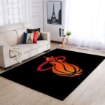 Miami Heat Area Rug Nba Basketball Team Logo Carpet Living Room Rugs Rug Regtangle Carpet Floor Decor Home Decor V1796 0