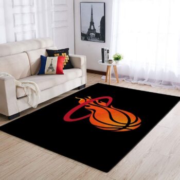 Miami Heat Area Rug Nba Basketball Team Logo Carpet Living Room Rugs Rug Regtangle Carpet Floor Decor Home Decor V1796 0