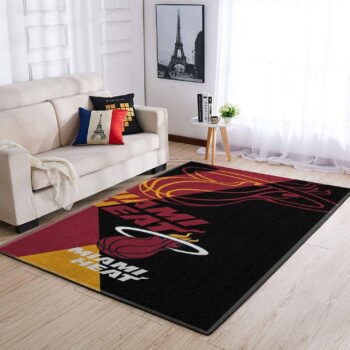 Miami Heat Area Rug Nba Basketball Team Logo Carpet Living Room Rugs Rug Regtangle Carpet Floor Decor Home Decor V1797 0