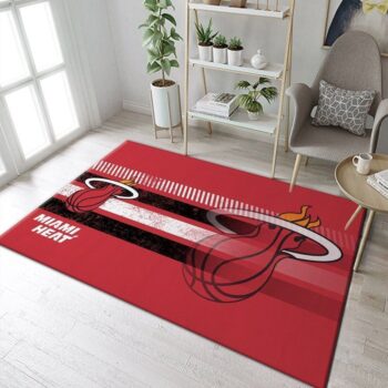 Miami Heat Nba 3 Area Rug Living Room And Bed Room Rug Rug Regtangle Carpet Floor Decor Home Decor 0