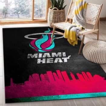 Miami Heat Nba 6 Area Rug Living Room And Bed Room Rug Rug Regtangle Carpet Floor Decor Home Decor 0