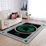 Michigan State Spartans Ncaa Area Rugs Living Room Carpet Team Logo Home Rug Regtangle Carpet Floor Decor Home Decor 0
