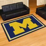 Michigan Wolverines Area Rug Football Living Room Carpet Home Rug Regtangle Carpet Floor Decor Home Decor 0
