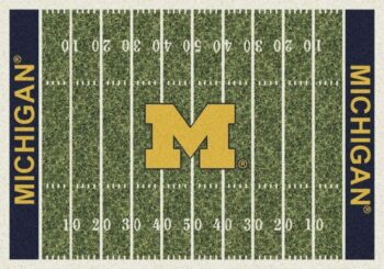 Michigan Wolverines Area Rug Football Team Logo Carpet Living Room Rugs Rug Regtangle Carpet Floor Decor Home Decor V8317 0