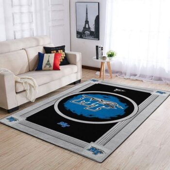 Middle Tennessee Blue Raiders Area Rugs Ncaa Football Basketball Living Room Carpet Team Logo Floor Home Decor 200303133 0