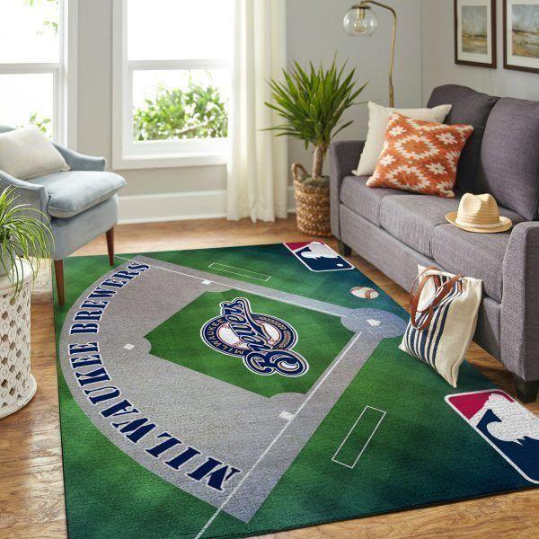 Milwaukee Brewers Area Rug Mlb Baseball Team Logo Carpet Living Room Rugs Rug Regtangle Carpet Floor Decor Home Decor V1765 0 Milwaukee Brewers Area Rug Mlb Baseball Team Logo Carpet Living Room Rugs Rug Regtangle Carpet Floor Decor Home Decor V1765 0