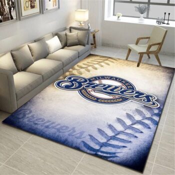Milwaukee Brewers Mlb 10 Area Rug Living Room And Bed Room Rug Rug Regtangle Carpet Floor Decor Home Decor 0