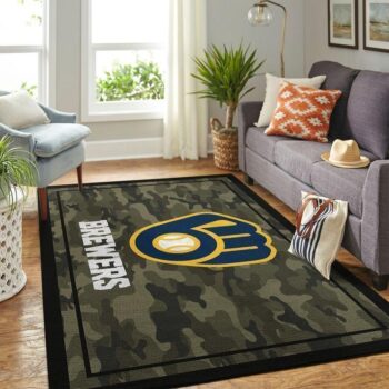 Milwaukee Brewers Mlb 12 Area Rug Living Room And Bed Room Rug Rug Regtangle Carpet Floor Decor Home Decor 0