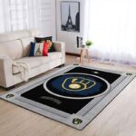 Milwaukee Brewers Mlb 13 Area Rug Living Room And Bed Room Rug Rug Regtangle Carpet Floor Decor Home Decor 0