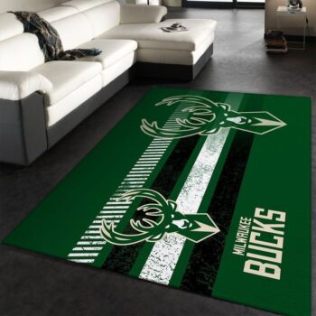 Milwaukee Bucks Nba 2 Area Rug Living Room And Bed Room Rug Rug Regtangle Carpet Floor Decor Home Decor 0