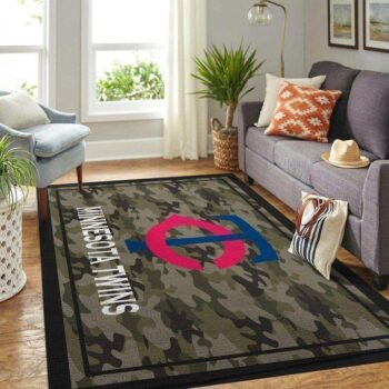 Minnesota Twins Area Rug Mlb Baseball Team Logo Carpet Living Room Rugs Rug Regtangle Carpet Floor Decor Home Decor V4625 0