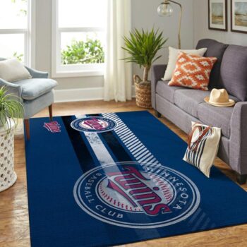 Minnesota Twins Mlb Area Rugs Living Room Carpet Team Logo Sports Rug Regtangle Carpet Floor Decor Home Decor 0