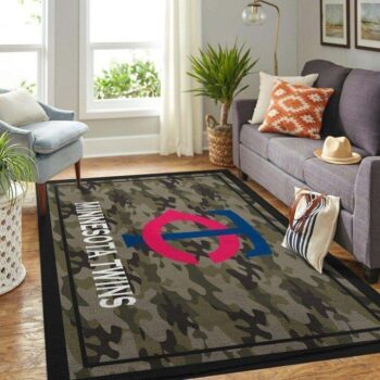 Minnesota Twins Mlb Baseball Area Rug Baseball Rug Regtangle Carpet Floor Decor Home Decor V8386 0