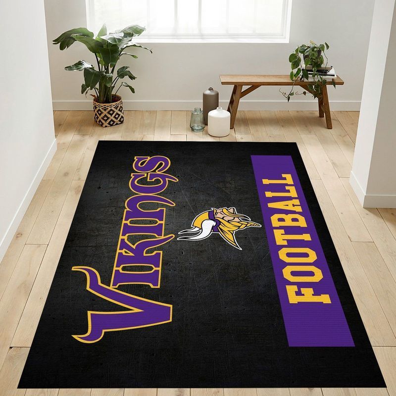 Minnesota Vikings Football Nfl 1 Area Rug Living Room And Bed Room Rug Rug Regtangle Carpet Floor Decor Home Decor 0 Minnesota Vikings Football Nfl 1 Area Rug Living Room And Bed Room Rug Rug Regtangle Carpet Floor Decor Home Decor 0