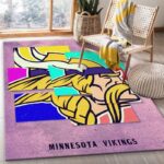 Minnesota Vikings Football Nfl 14 Area Rug Living Room And Bed Room Rug Rug Regtangle Carpet Floor Decor Home Decor 0