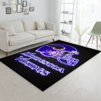 Minnesota Vikings Football Nfl 18 Area Rug Living Room And Bed Room Rug Rug Regtangle Carpet Floor Decor Home Decor 0