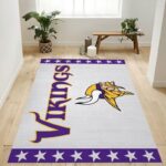 Minnesota Vikings Football Nfl 2 Area Rug Living Room And Bed Room Rug Rug Regtangle Carpet Floor Decor Home Decor 0