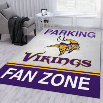 Minnesota Vikings Football Nfl 24 Area Rug Living Room And Bed Room Rug Rug Regtangle Carpet Floor Decor Home Decor 0