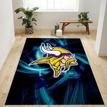 Minnesota Vikings Football Nfl 25 Area Rug Living Room And Bed Room Rug Rug Regtangle Carpet Floor Decor Home Decor 0