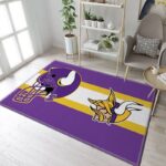 Minnesota Vikings Football Nfl 3 Area Rug Living Room And Bed Room Rug Rug Regtangle Carpet Floor Decor Home Decor 0