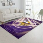 Minnesota Vikings Football Nfl 5 Area Rug Living Room And Bed Room Rug Rug Regtangle Carpet Floor Decor Home Decor 0