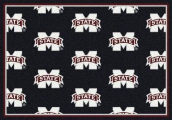 Mississippi State Bulldogs Area Rug Football Living Room Carpet Home Rug Regtangle Carpet Floor Decor Home Decor 0