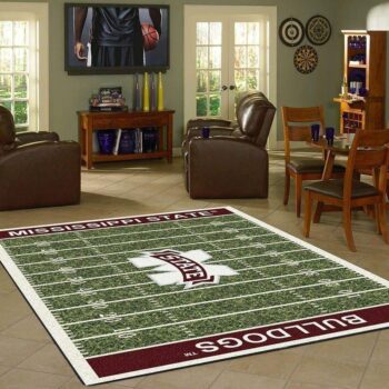 Mississippi State Bulldogs Home Field Area Rug Football Living Room Carpet Home Rug Regtangle Carpet Floor Decor Home Decor 0