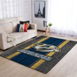 Nashville Predators Nhl Area Rugs Team Logo Living Room Carpet Sports Rug Regtangle Carpet Floor Decor Home Decor 0