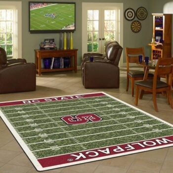 Nc State Wolfpack Area Rug Football Team Logo Carpet Living Room Rugs Rug Regtangle Carpet Floor Decor Home Decor V8325 0
