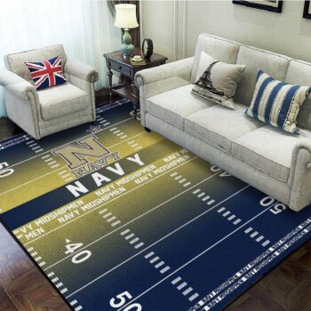 Ncaa Navy Midshipmen Football Stadium Fbs Nice Gift Area Rug Area Rug Living Room Carpet Rug Regtangle Carpet Floor Decor Home Decor 0