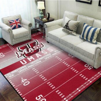 Ncaa Umass Minutemen Football Stadium Fbs Nice Gift Area Rug Area Rug Living Room Carpet Rug Regtangle Carpet Floor Decor Home Decor 0