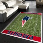 New England Patriots Nfl 23 Area Rug Living Room And Bed Room Rug Rug Regtangle Carpet Floor Decor Home Decor 0