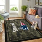 New England Patriots Nfl Area Rugs Camo Style Living Room Carpet Team Logo Home Rug Regtangle Carpet Floor Decor Home Decor 0